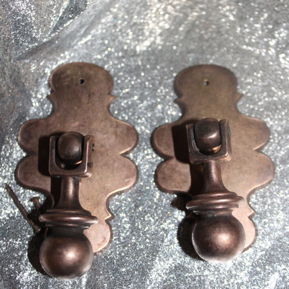 Vintage Brass Drawer Pull Hardware - Picture 12 of 17